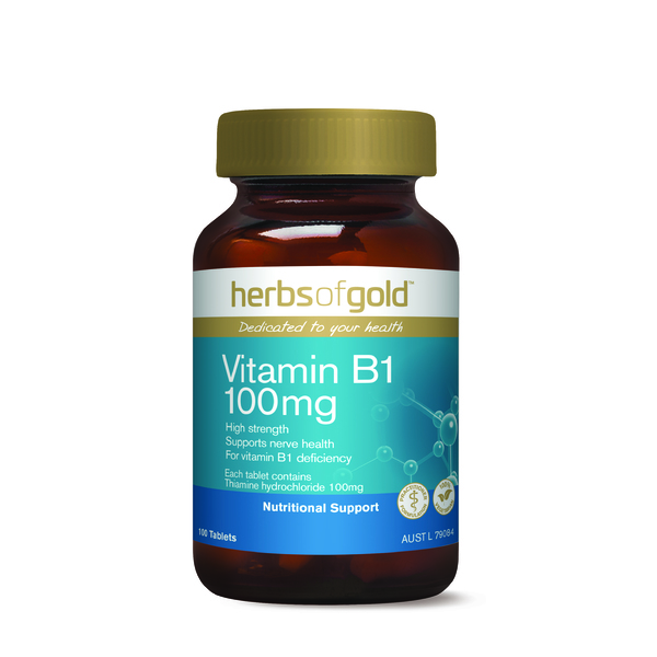 Herbs of Gold-Vitamin B1 100MG 100T