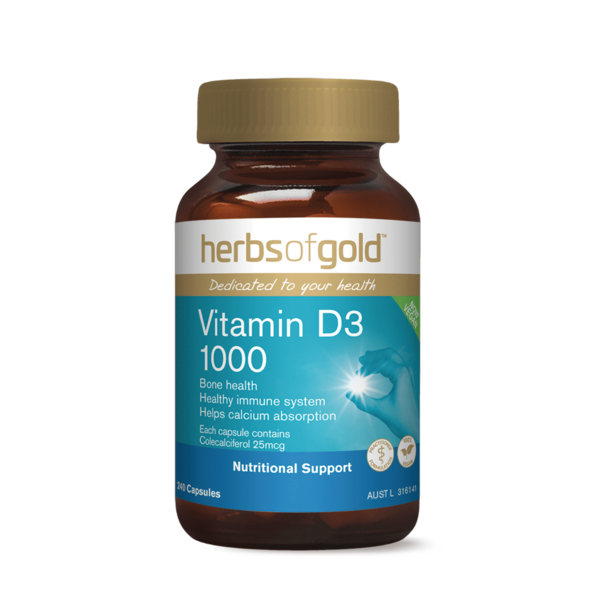 Herbs of Gold-Vitamin D3 1000 240C
