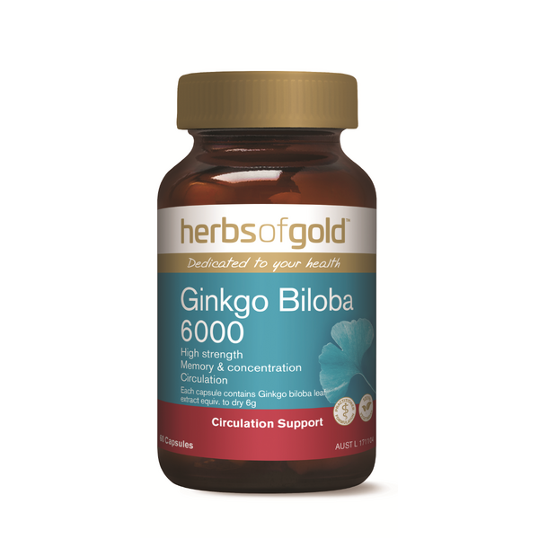 Herbs of Gold-Ginkgo Biloba 6000 60C