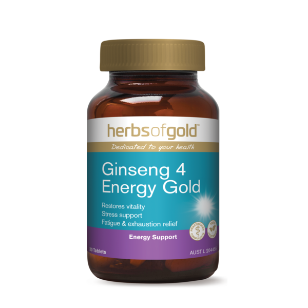 Herbs of Gold-Ginseng 4 Energy Gold 30T