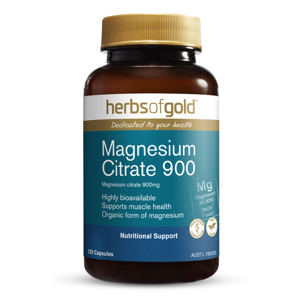 Herbs of Gold-Magnesium Citrate 900 120VC