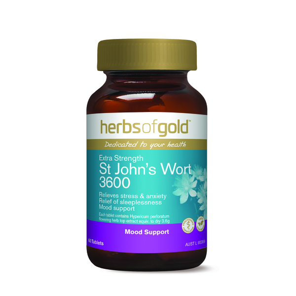 Herbs of Gold-Extra Strength St John's Wort 3600 60T