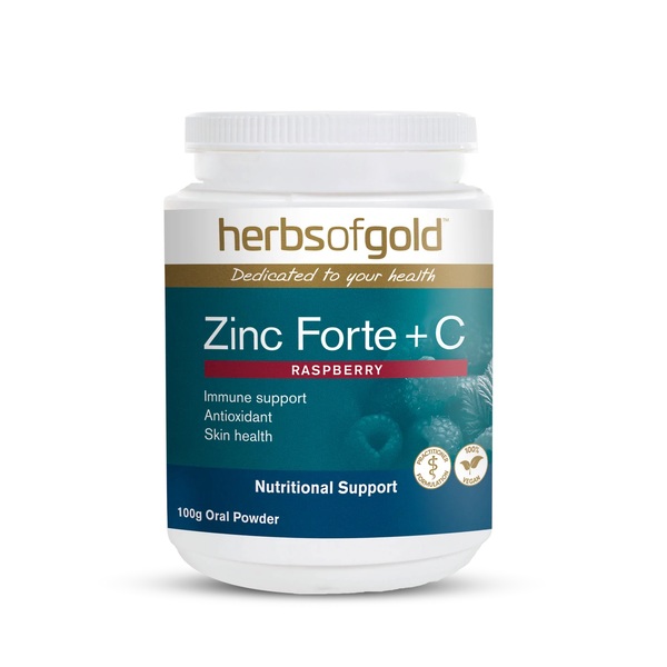 Herbs of Gold-Zinc Forte + C 100G