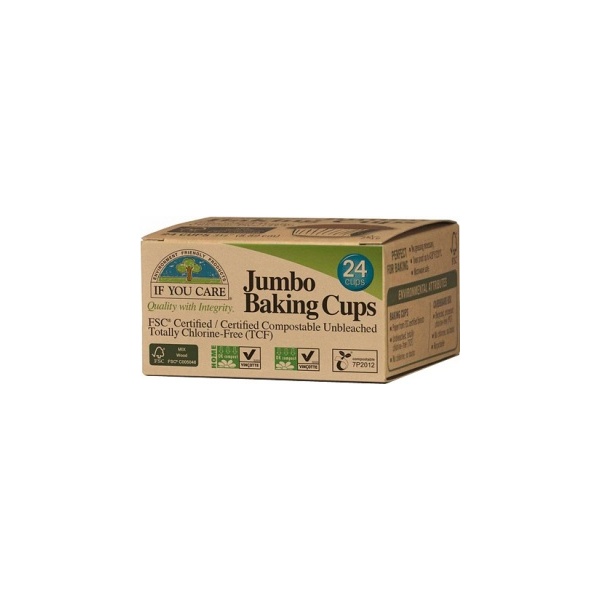 If You Care-Jumbo Baking Cups 24
