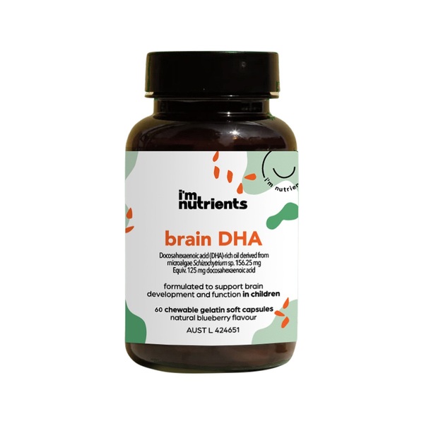 I'm Nutrients-Brain DHA Kids Chewable Soft Gelatin Capsule 60