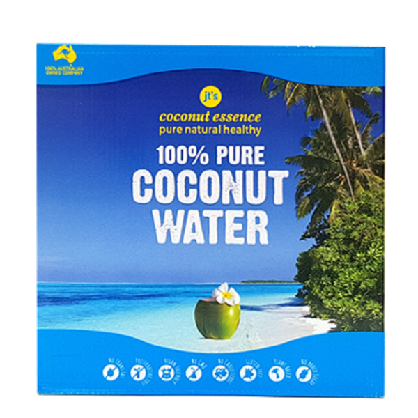 JT's Coconut Essence-100% Pure Coconut Water 6 X 1L