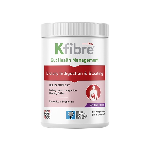 KFSU-Kfibre Pro Dietary Indigestion & Bloating Natural Berry 160g