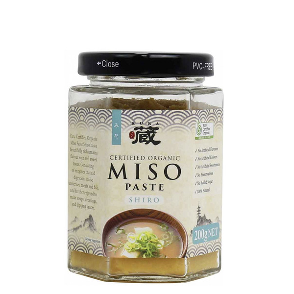 Kura-Organic Miso Paste Shiro 200G