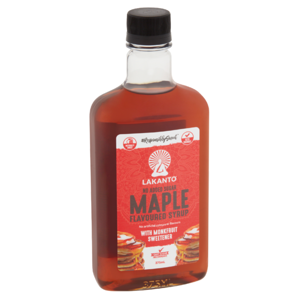 Lakanto-Maple Flavoured Syrup with Monkfruit Sweetener 375ML