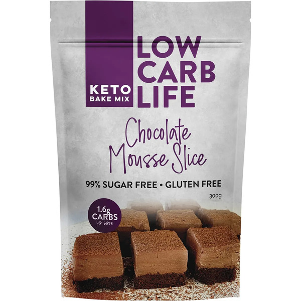 Low Carb Life-Chocolate Mousse Slice Mix 300G