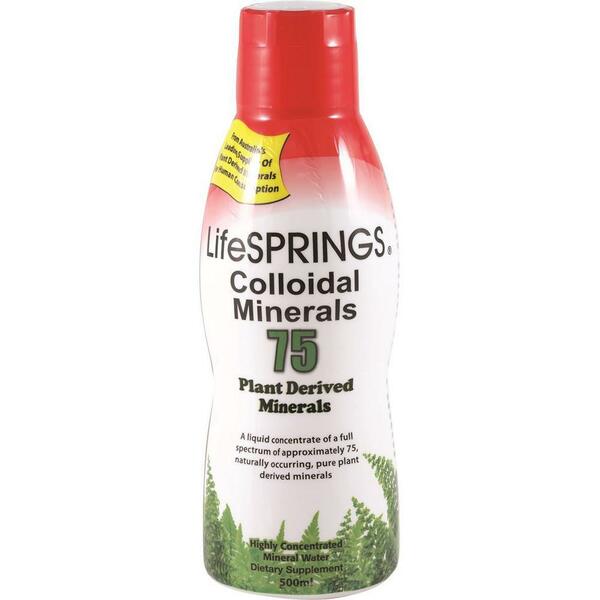LifeSPRINGS-Colloidal Minerals 75 500ML