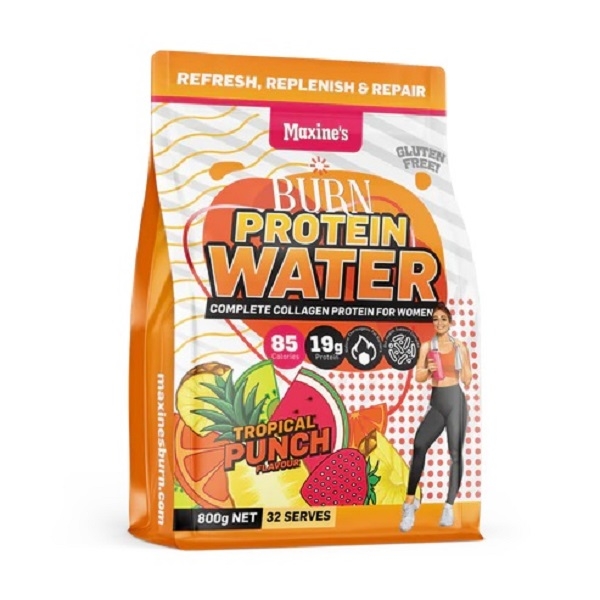Maxine's-Burn Protein Water Tropical Punch 800G