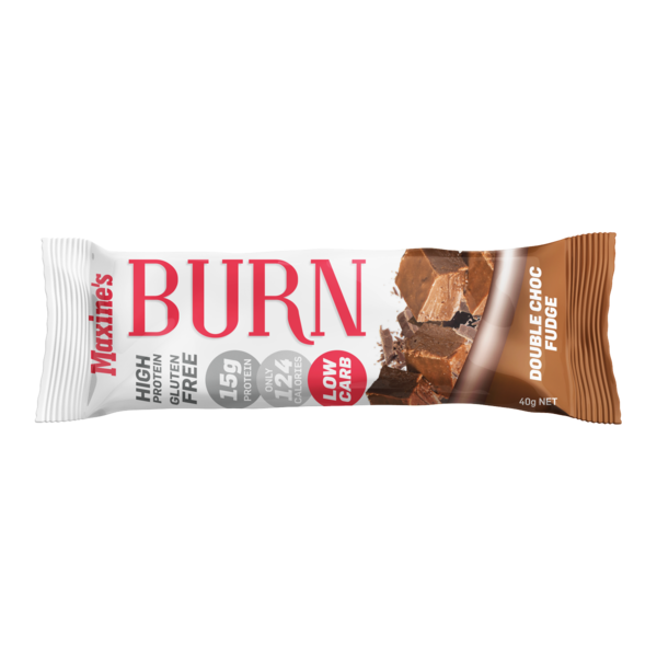 Maxine's-Burn Bar Double Chocolate Fudge 40G