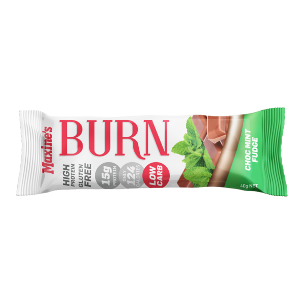 Maxine's-Burn Bar Choc Mint 40G