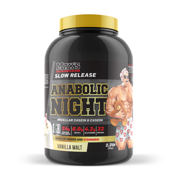 MAX's-Anabolic Night Vanilla Malt 2.2LB