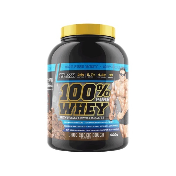 MAX's-100% Whey Protein Choc Cookie Dough 900G