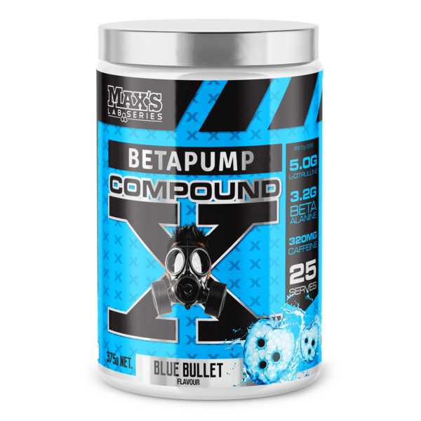 MAX's-BetaPump Compound X Blue Bullet 375G