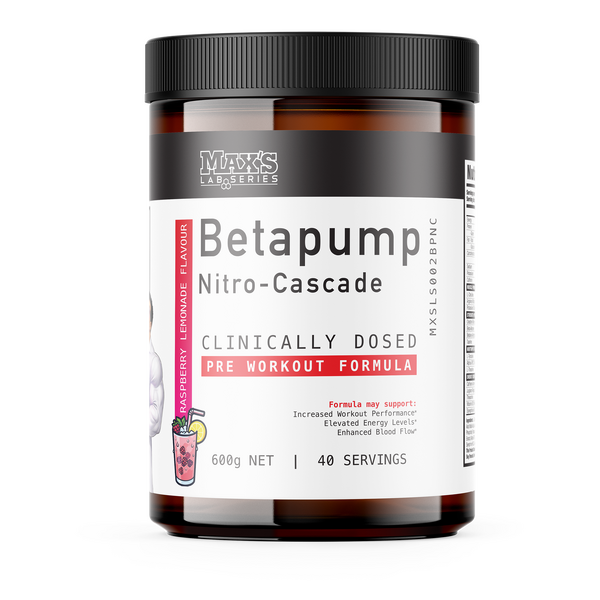 MAX's-Betapump Nitro-Cascade Raspberry Lemonade 600G