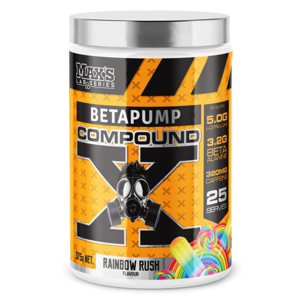 MAX's-BetaPump Compound X Rainbow Rush 375G