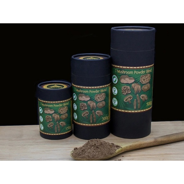Mecatl-Organic Seven Mushroom Powder Blend 300G