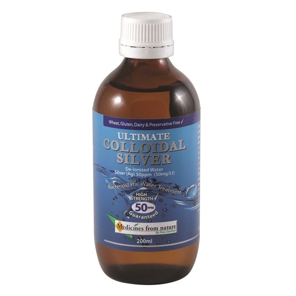 Medicine From Nature-Ultimate Colloidal Silver 50PPM 200ML