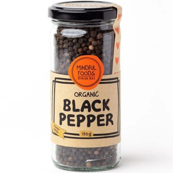 Mindful Foods-Organic Black Pepper (Whole) 130G