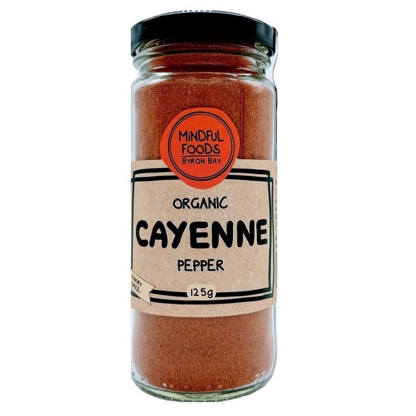 Mindful Foods-Organic Cayenne Pepper 125G