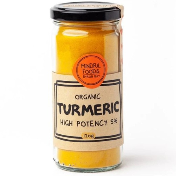 Mindful Foods-Organic Turmeric (High Potency 5%) 120G