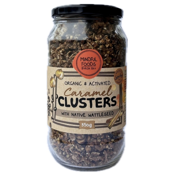Mindful Foods-Organic & Activated Clusters Caramel Wattleseed 350G