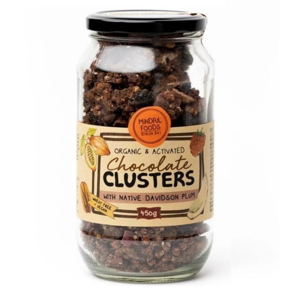 Mindful Foods-Organic & Activated Clusters Chocolate Davidson Plum 350G
