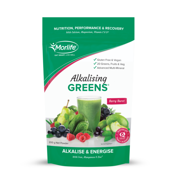 Morlife-Alkalising Greens® Berry Burst 200G
