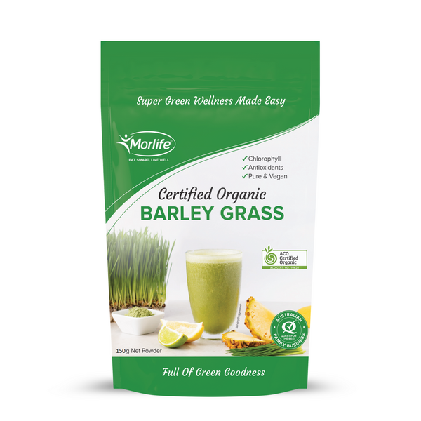 Morlife-Organic Barley Grass Powder 150G