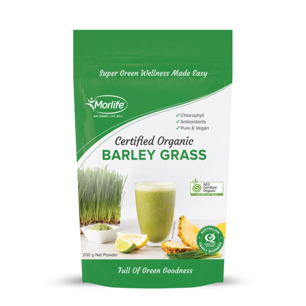 Morlife-Organic Barley Grass Powder 200G