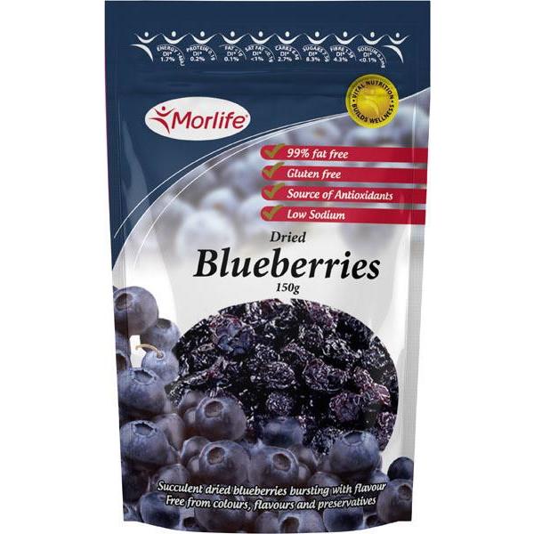 Morlife-Dried Blueberries 150G