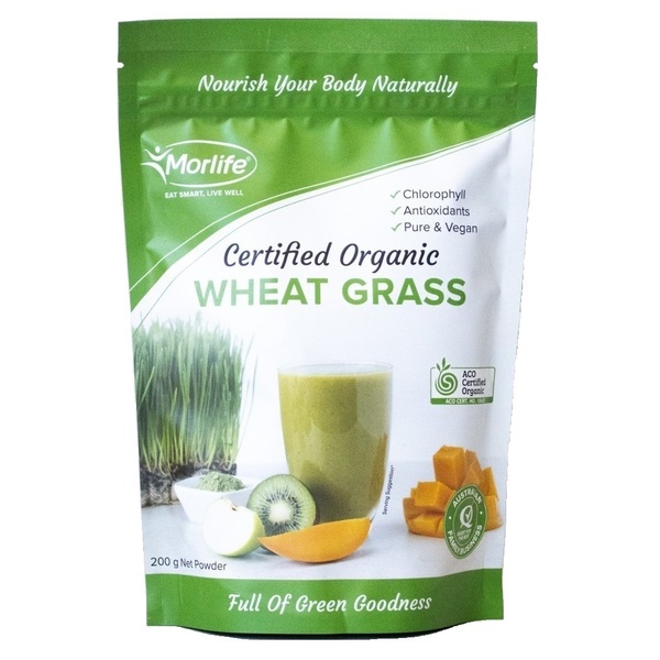 Morlife-Organic Wheat Grass 200G