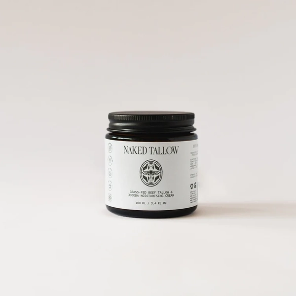 Naked Tallow-Tallow Cream (Eczema & Psoriasis Safe) 100ML