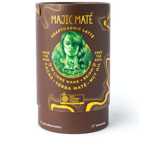 Naturally Driven-Organic Cacao Adaptogenic Maté Latté 120g