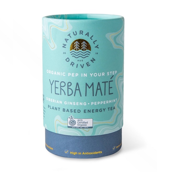 Naturally Driven-Organic Pep In Your Step Yerba Maté Blend 60G