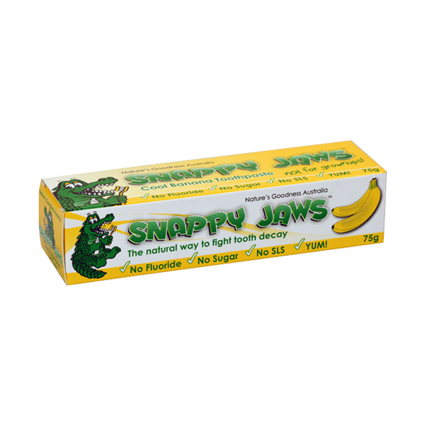 Nature's Goodness-Snappy Jaws Toothpaste Cool Banana 75G