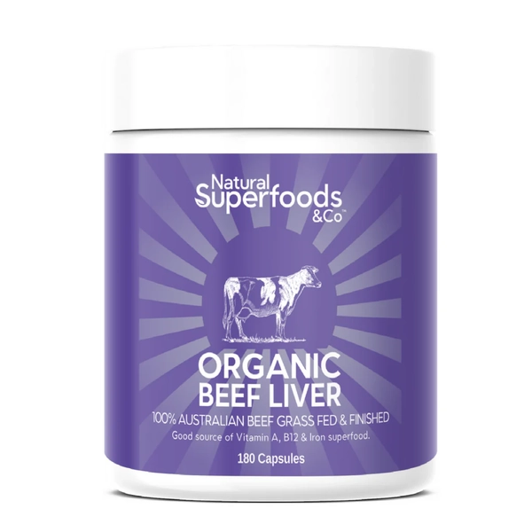 Natural Superfoods & Co-Organic Beef Liver 180C