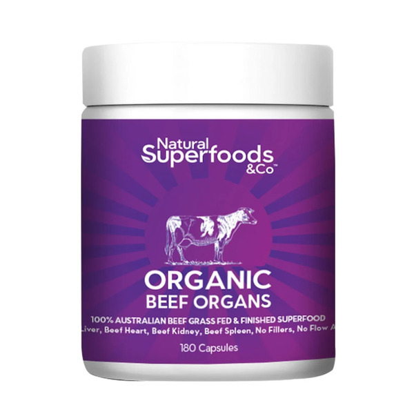 Natural Superfoods & Co-Organic Beef Organs 180C