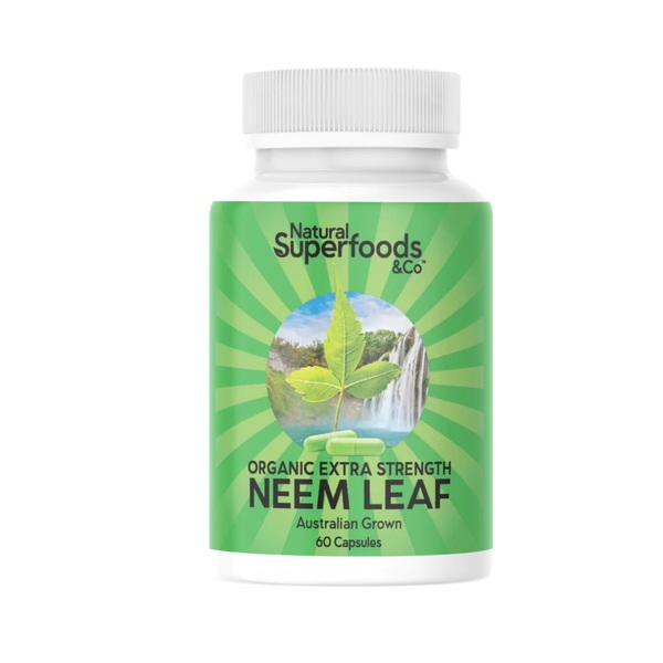 Natural Superfoods & Co-Organic Extra Strength Neem Leaf 60C