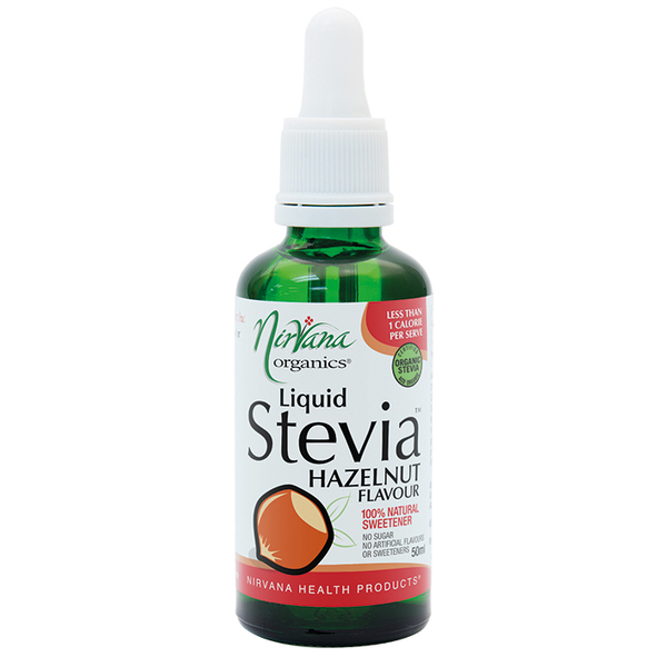 Nirvana Health Products-Liquid Stevia Hazelnut 50ML