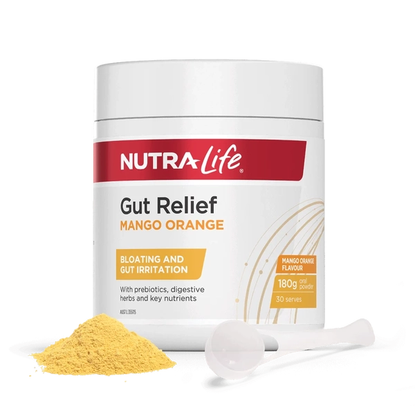 Nutralife-Gut Relief Mango/Orange 180G
