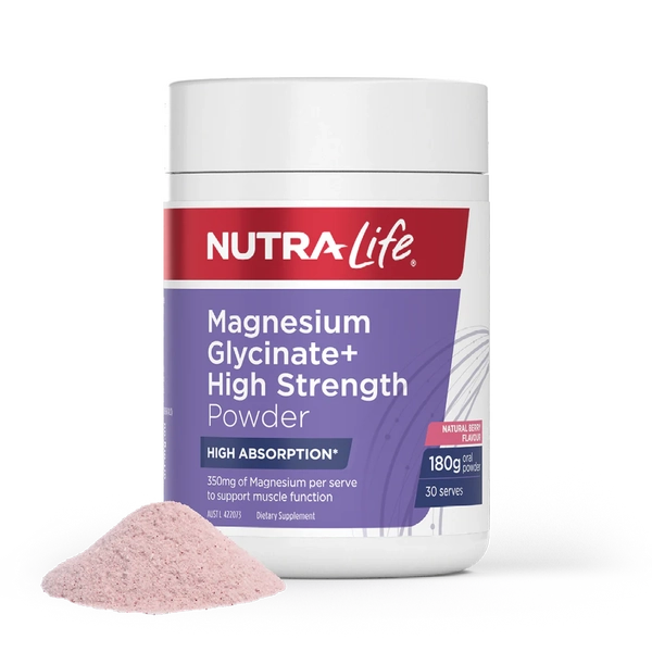 Nutralife-Magnesium Glycinate+ High Strength Powder 180G