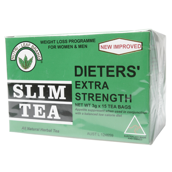 Nutri Leaf-Herbal Slim Extra Strength 15 Tea Bags