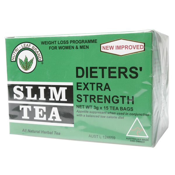 Nutri Leaf-Herbal Slim Extra Strength 15 Tea Bags