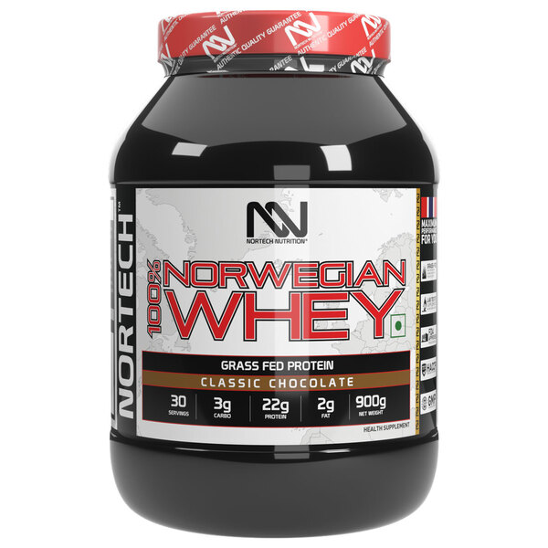 Nortech Nutrition-100% Norwegian Whey Protein Classic Chocolate 908g