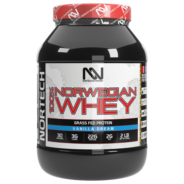 Nortech Nutrition-100% Norwegian Whey Protein Vanilla Dream 908g
