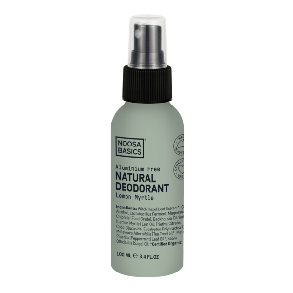 Noosa Basics-Natural Deodorant Spray Lemon Myrtle 100ML